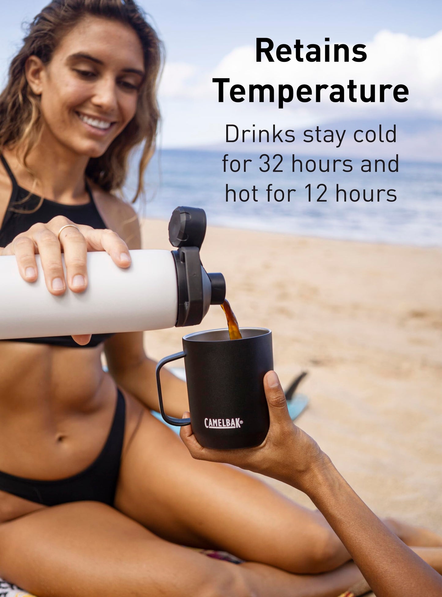 CamelBak Chute Mag Vacuum Insulated Stainless Steel Water Bottle, Magnetic Leak Resistant Cap for
