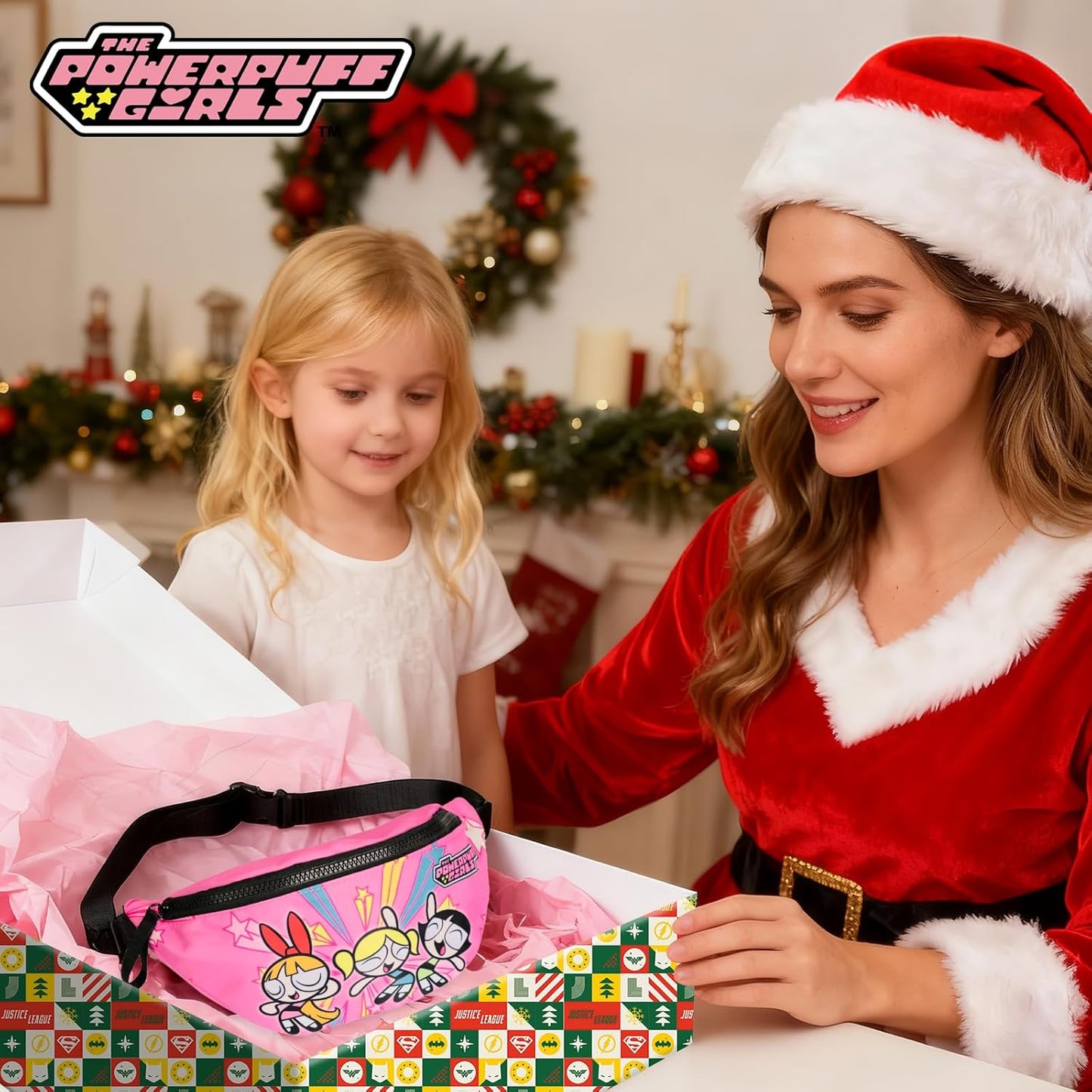 Pink Fanny Pack Girls, Small Waist Pack Pink Running Belt with Adjustable Strap for Christmas Birthday Gift Travel Cycling Everyday Use
