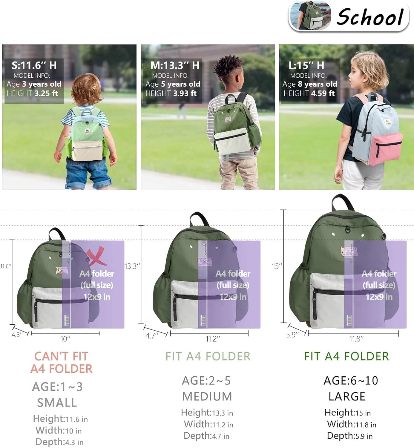 Kids Backpack for Boys: Boys Backpack 6-10 - Kindergarten Elementary School Bookbag for Boy