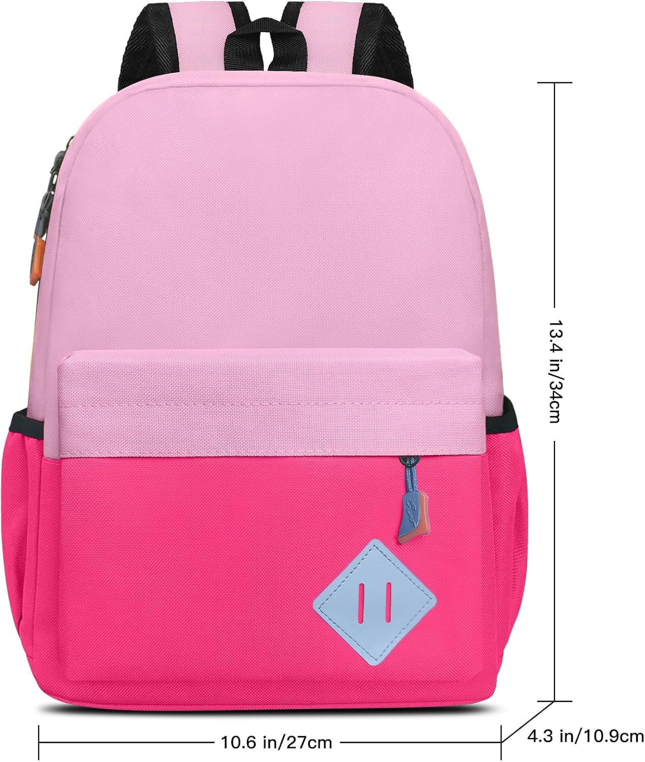 Little Kids Backpack for Girls Boys - Toddler Preschool Backpack School Bag Cute Kindergarten Backpack for Aged 3-6, Pink Rose