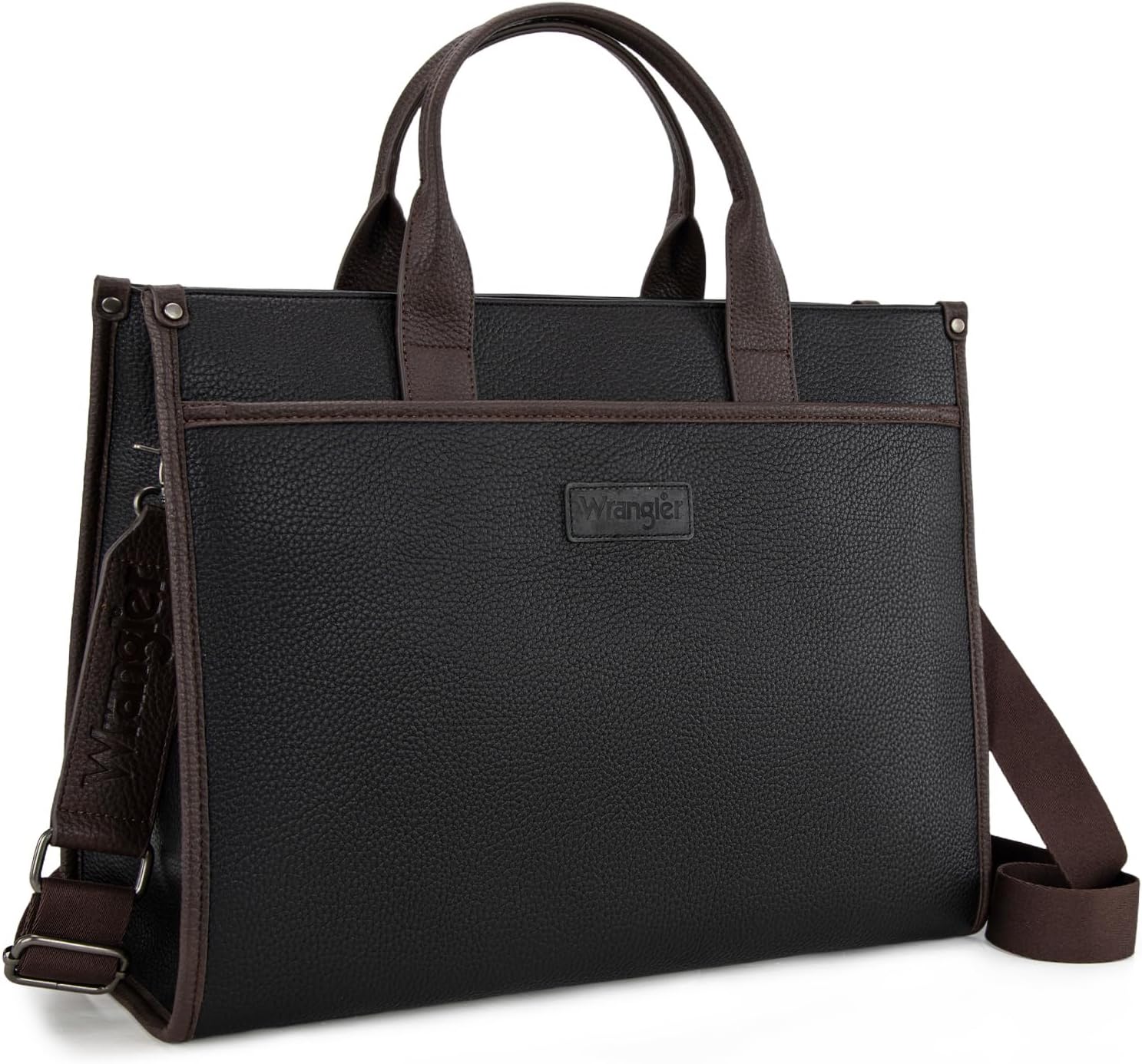Wrangler Laptop Bag for Women 15.6 Inch Vintage Work Tote Bag for Business Briefcase Handbag with