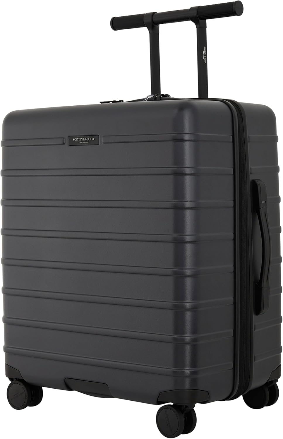Scotch & Soda Tilburg Luggage, Black, 24-Inch Wide Trunk Check-in