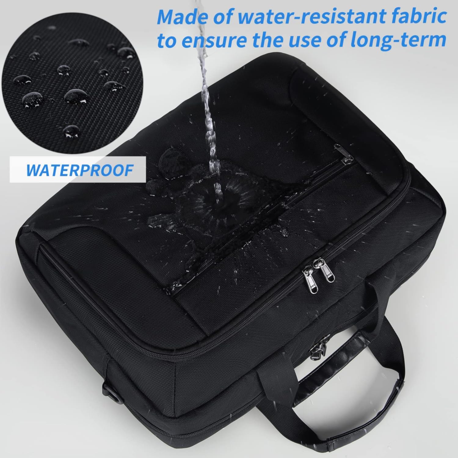 Laptop Bag 17.3 Inch Laptop Briefcase Large Waterproof Laptop Case for Men Women Business Office