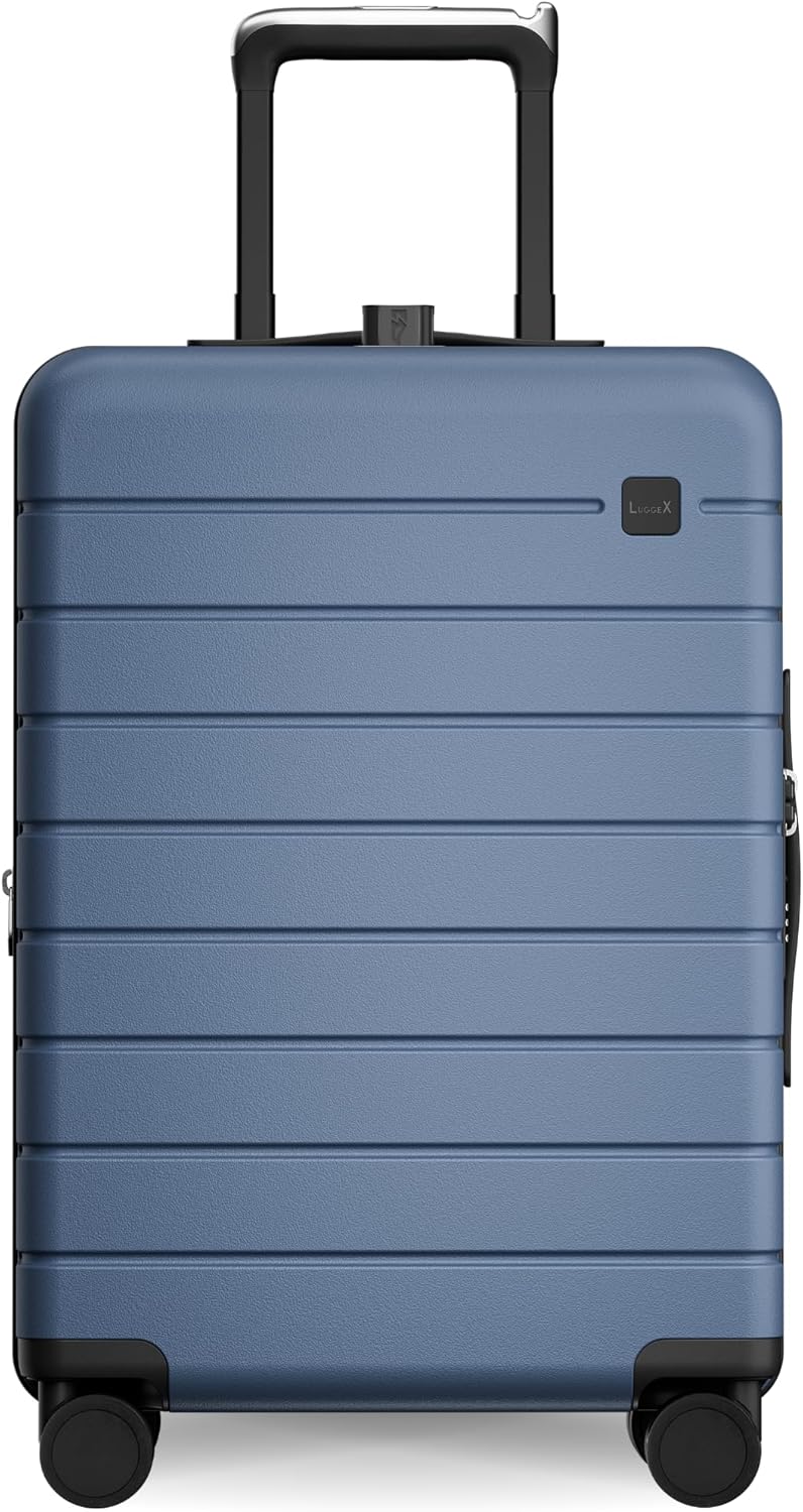 LUGGEX Carry On Luggage HUP3, Accelerate Access with DiHook, Handy Pouch, 20 inch Expandable Hard