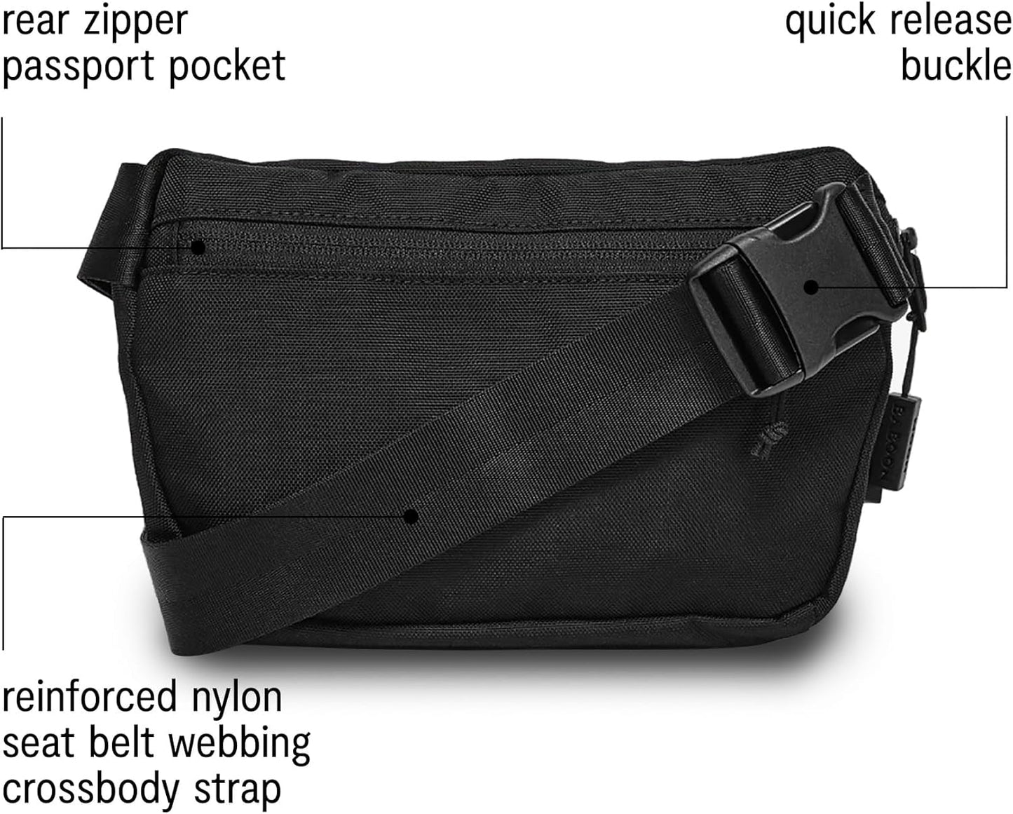 Baboon to the Moon Full Size Fanny Pack 3L – Womens Crossbody, Belt Bag for Women, Fanny Pack for Men, Crossbody Bags for Women Travel, Waist Bags