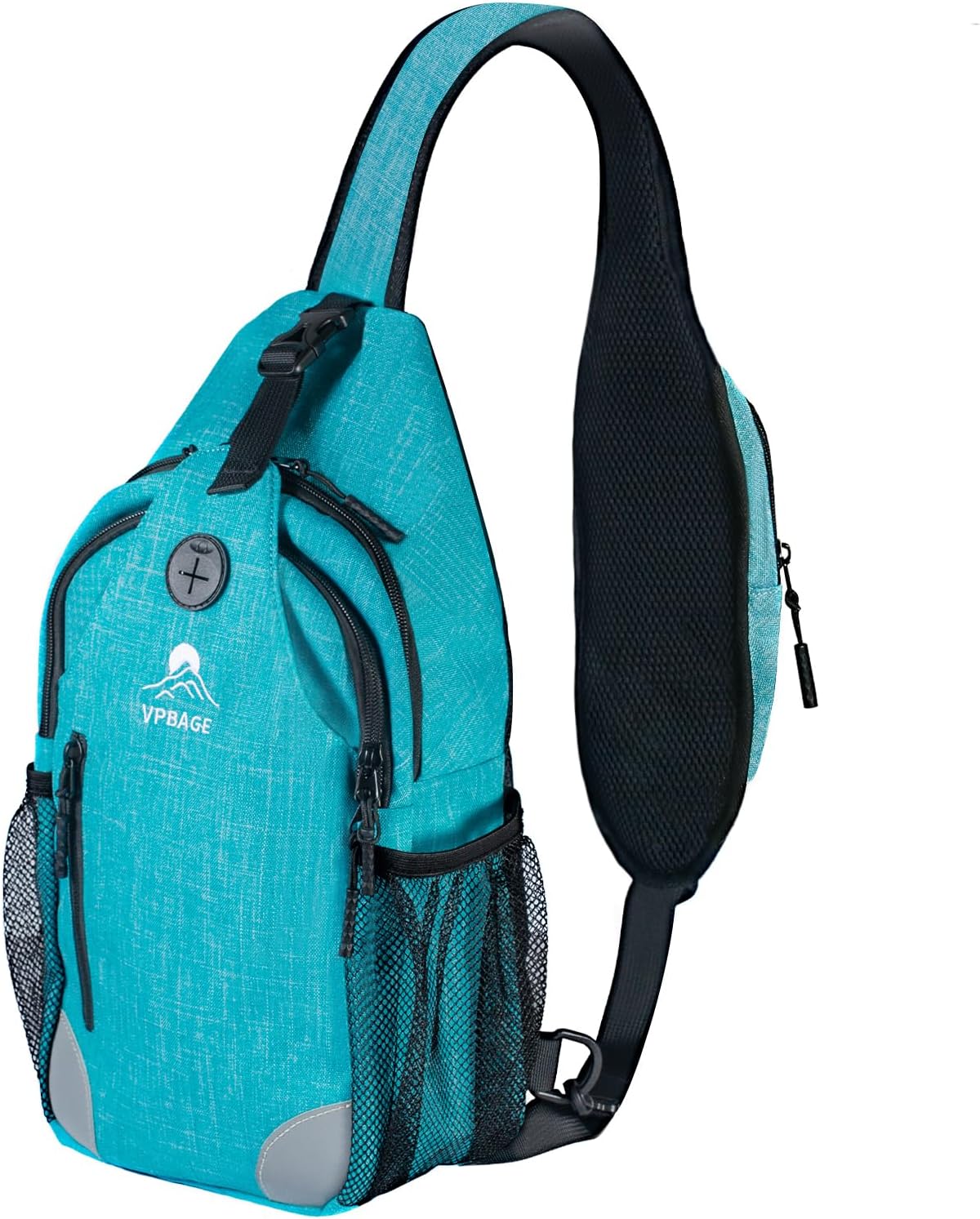 Sling Bag, Crossbody Bag for Men, Cross Body Hiking Backpack, Travel Daypack, Chest Pack with Chest Phone Holder