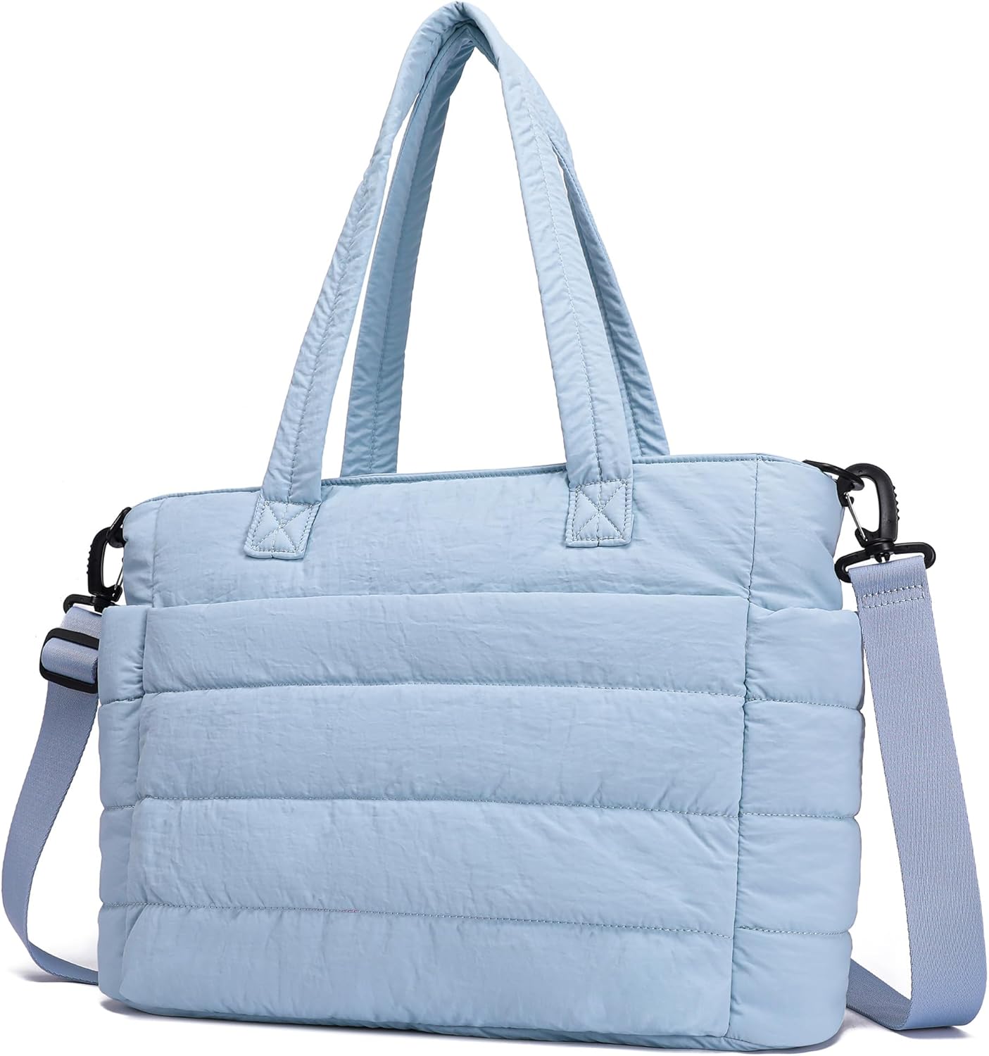 AOCINA Puffy Tote Bag for Women Quilted Work Bag Nurse Bags Women's Handbags for Travel