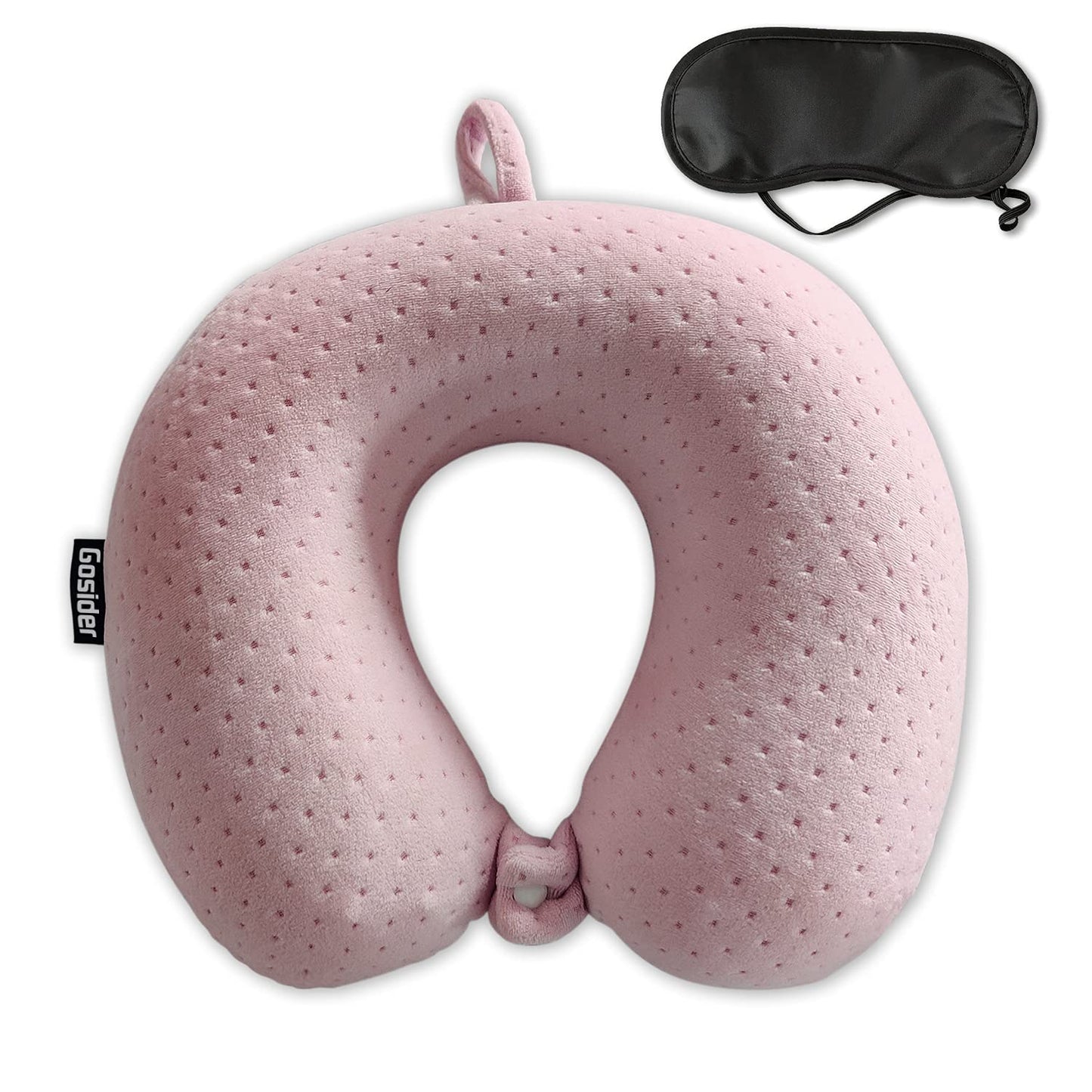 Gosider Neck Pillows for Sleeping Travel Pink Travel Pillow Comfortable U Shape Memory Foam Pillows