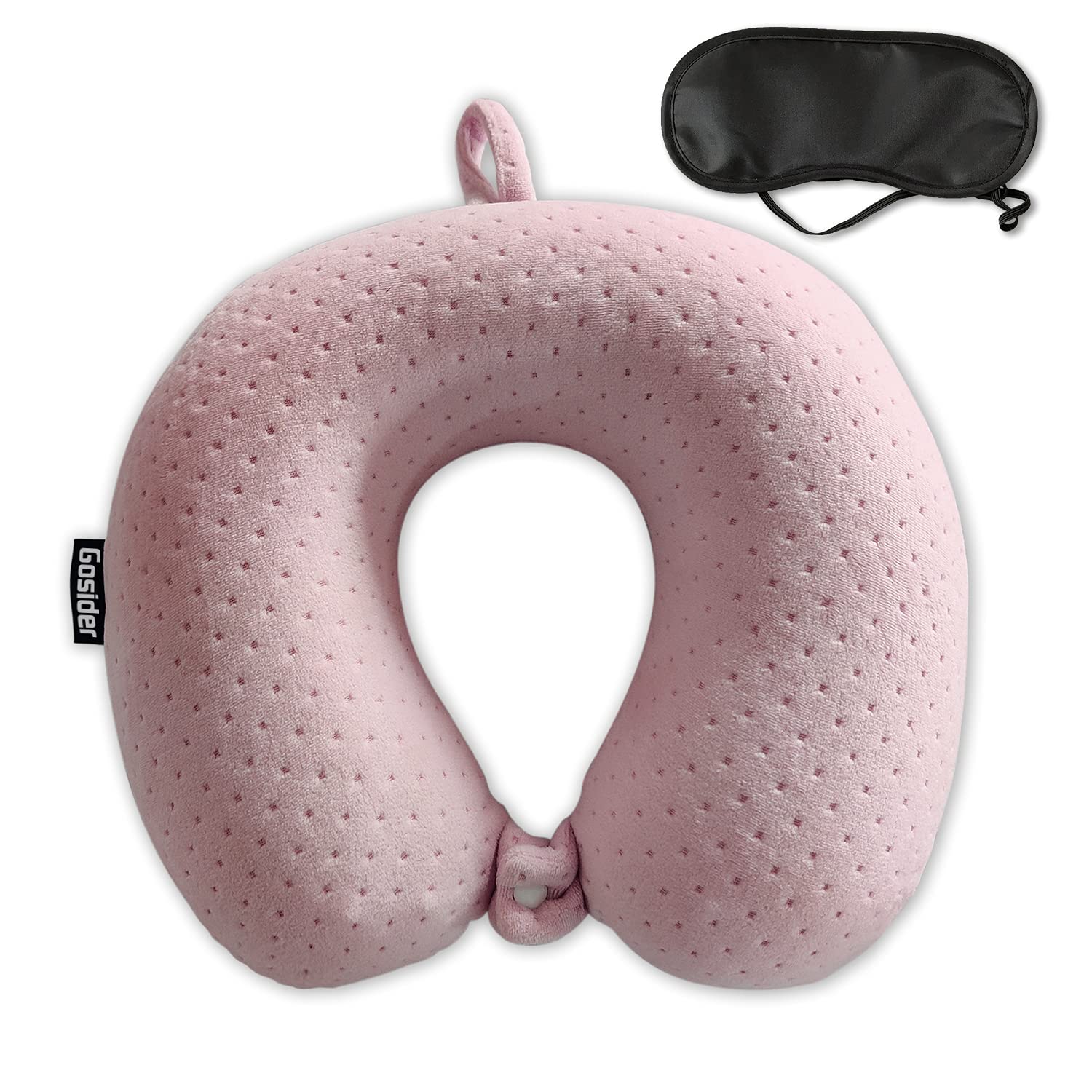 Gosider Neck Pillows for Sleeping Travel Pink Travel Pillow Comfortable U Shape Memory Foam Pillows