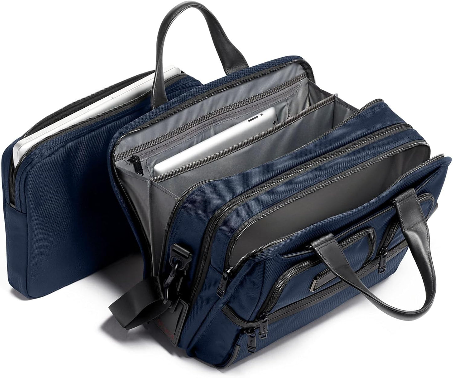 TUMI Alpha Expandable Organizer Laptop Briefcase - 15-Inch Laptop Briefcase Organizer for Men & Women - Travel Laptop Bag