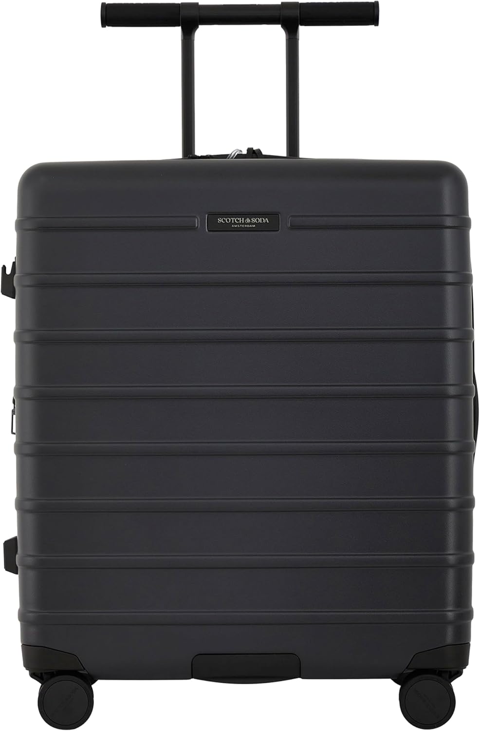 Scotch & Soda Tilburg Luggage, Black, 24-Inch Wide Trunk Check-in