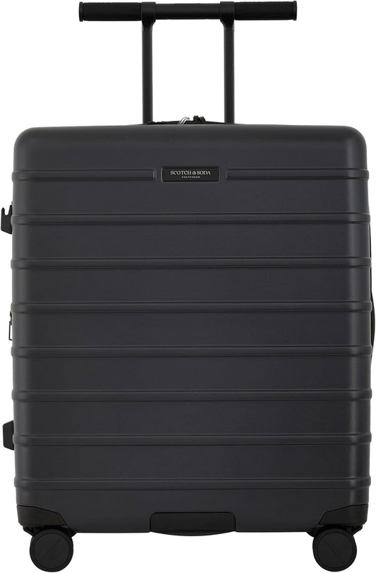 Scotch & Soda Tilburg Luggage, Black, 24-Inch Wide Trunk Check-in