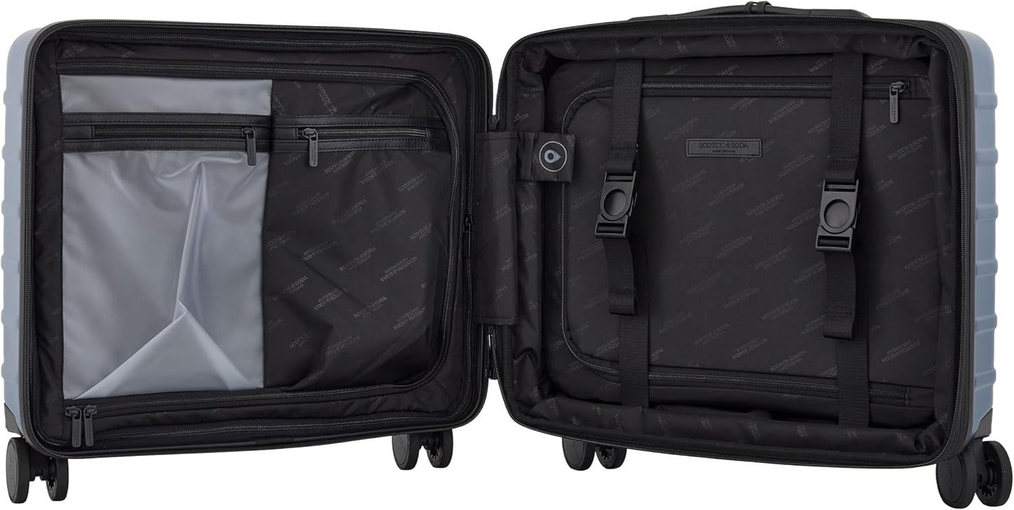 Scotch & Soda Tilburg Luggage, Heritage Blue, 19-Inch Trunk Briefcase