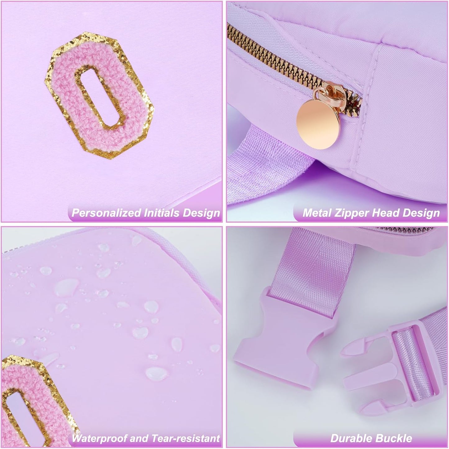 Birthday Gifts for 4 5 6 7 8 9 10 11 12 13 Year Old Girls,Graduation Gifts for Teens Kids Daughter Sister Her,Fanny Pack Crossbody Bag Belt Bag Cute Trendy Stuff | Lavender,O