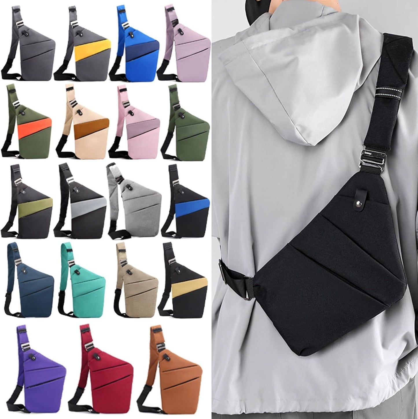 Anti Theft Crossbody Bags for Women, 2025 New Anti-Theft Travel Bag, Shoulder Bag Anti-theft Design
