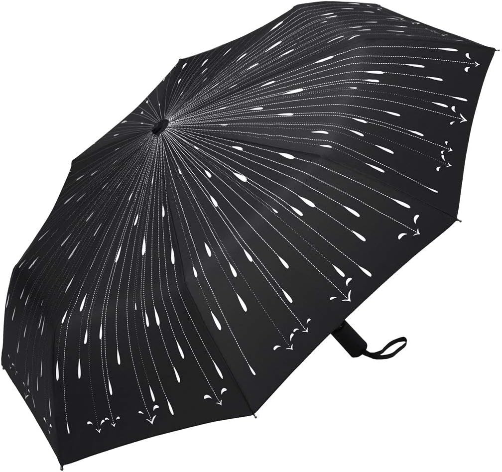 YumSur Compact Travel Umbrella - Windproof, Reinforced Canopy, Tested in 60mph Winds, Strong Reinforced Windproof Umbrella, One Touch Auto Open/Close for Men & Women