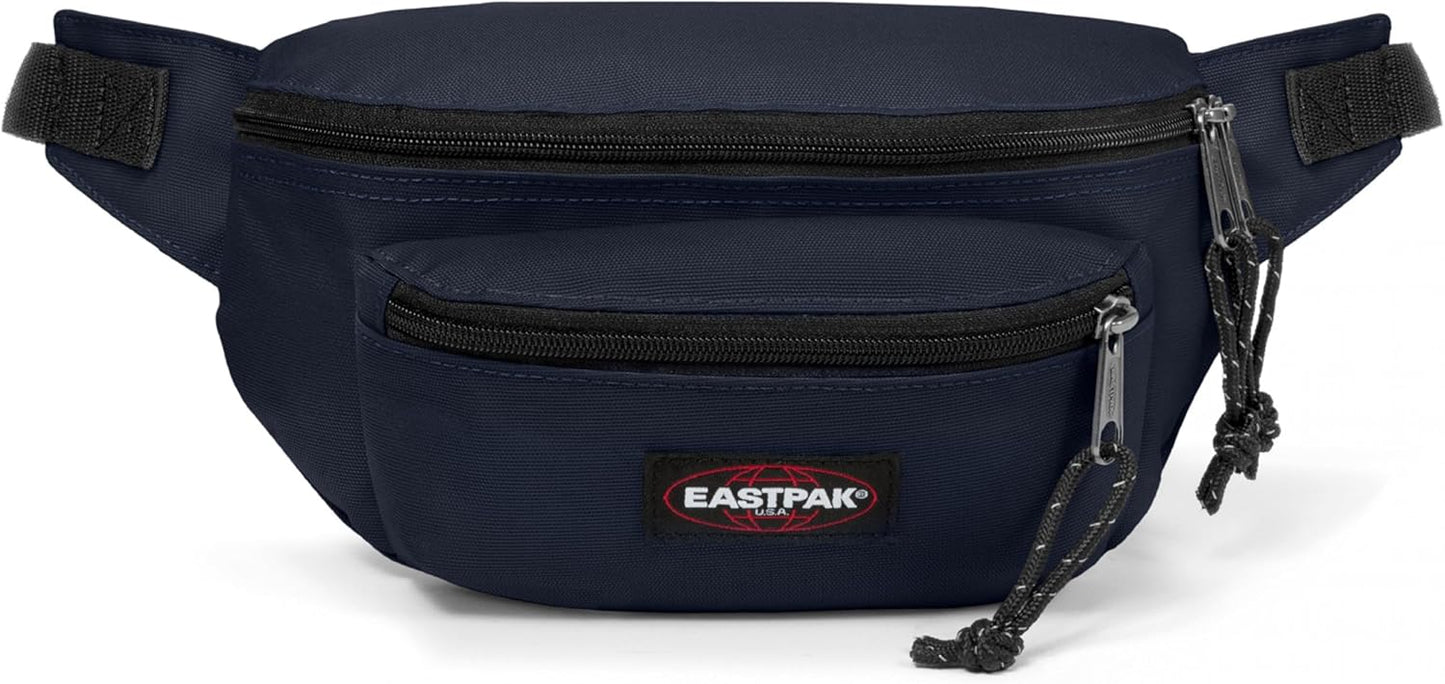 Eastpak Doggy Bag – 3L Waistpack with Front & Back Zip Pockets, Adjustable Belt, Lightweight & Vegan-Friendly, Ultra Marine