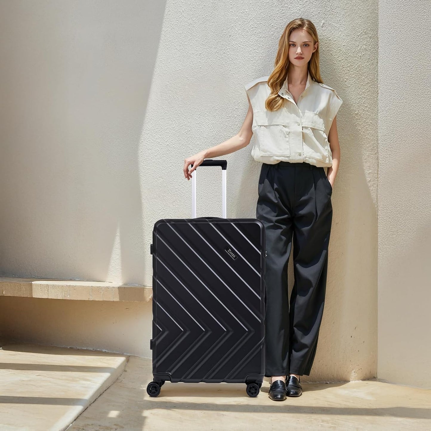 Luggage Sets 5 Piece, Suitcases with Wheels, ABS Hard Case Luggage with TSA Lock Spinner Wheels