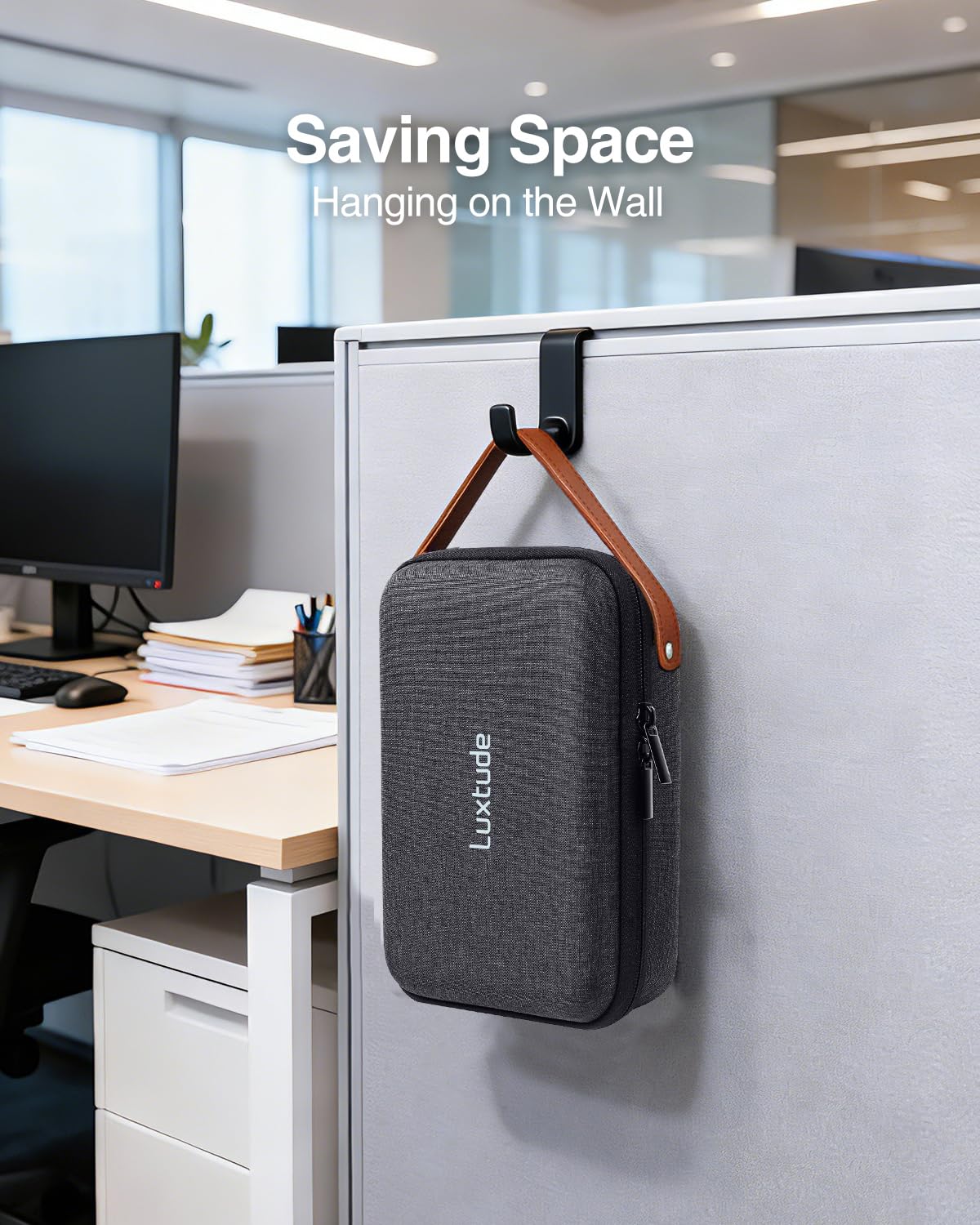 Luxtude Tech Organizer Travel Case, Portable Electronics Organizer