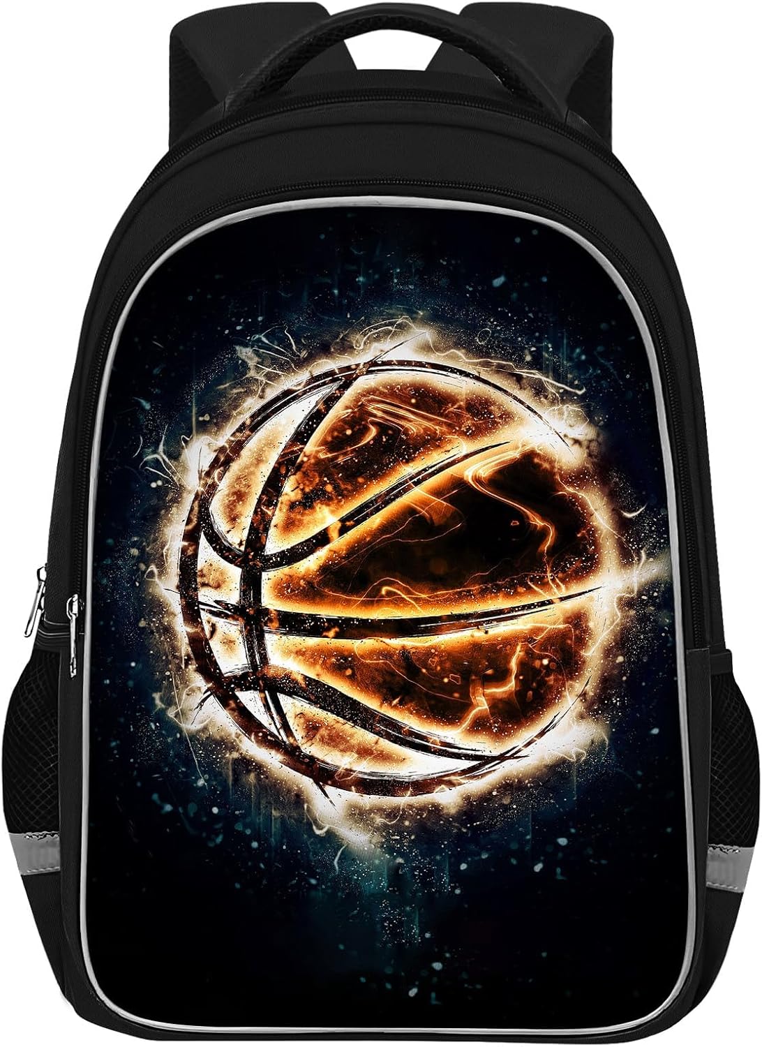 School Backpack for Boys - Basketball Boys Backpack for Kids Children Teens Elementary Middle School - Students Bag for Ages 6-18,17″Bookbag Multifunctional Large Capacity
