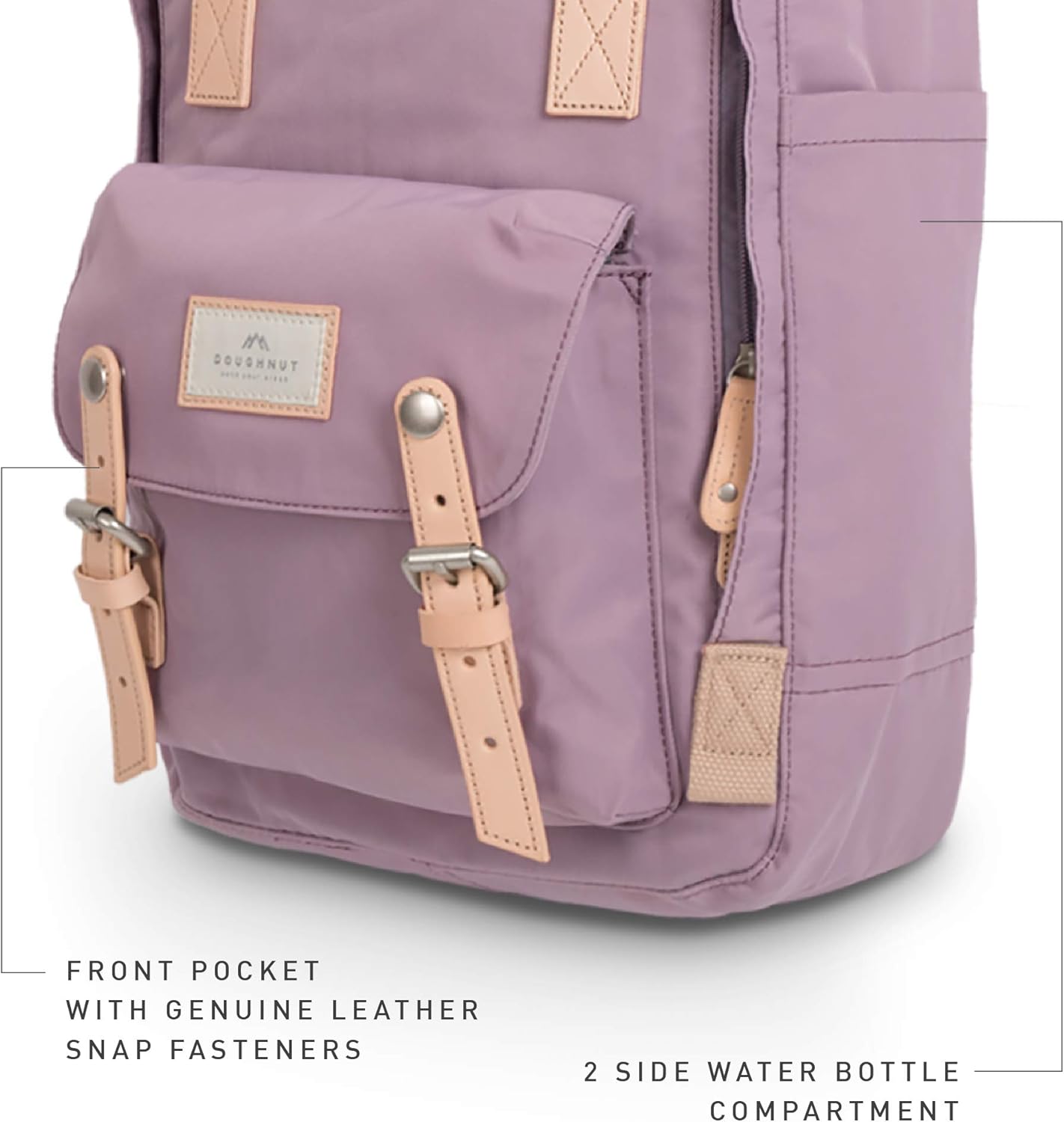 Doughnut Macaroon 16L Travel Backpack Ladies College Lightweight Casual Daypacks Bag Backpack