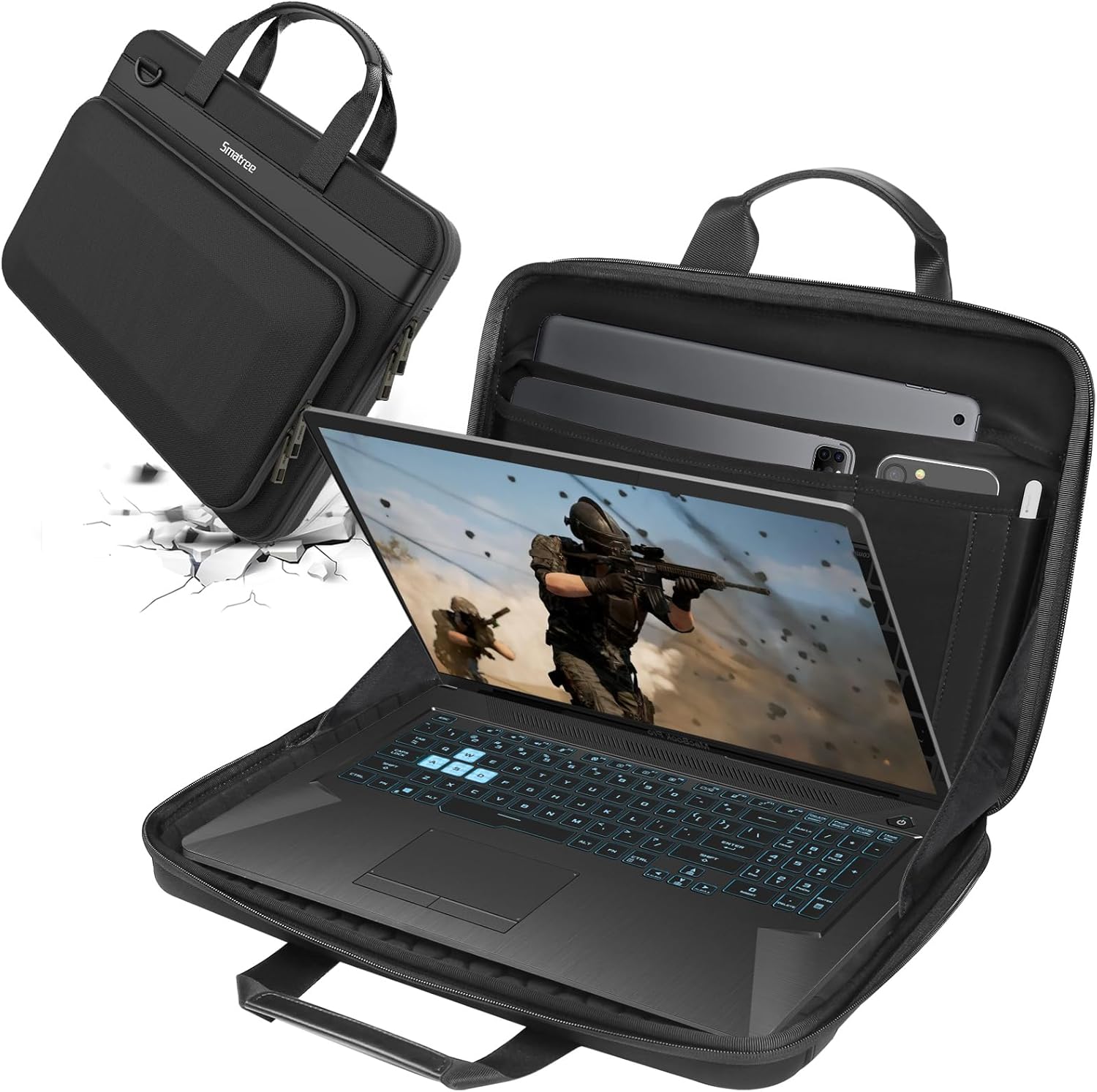 Smatree Heavy Duty Hard Case for 15.6 inch ASUS ROG Zephyrus G15 2022/2021, for 16 inch ASUS ROG