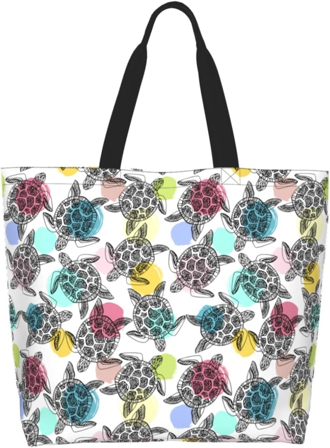 Tote Bag Beach Bag for Women Reusable Grocery Large Shopping Shoulder Bag Travel Handbag
