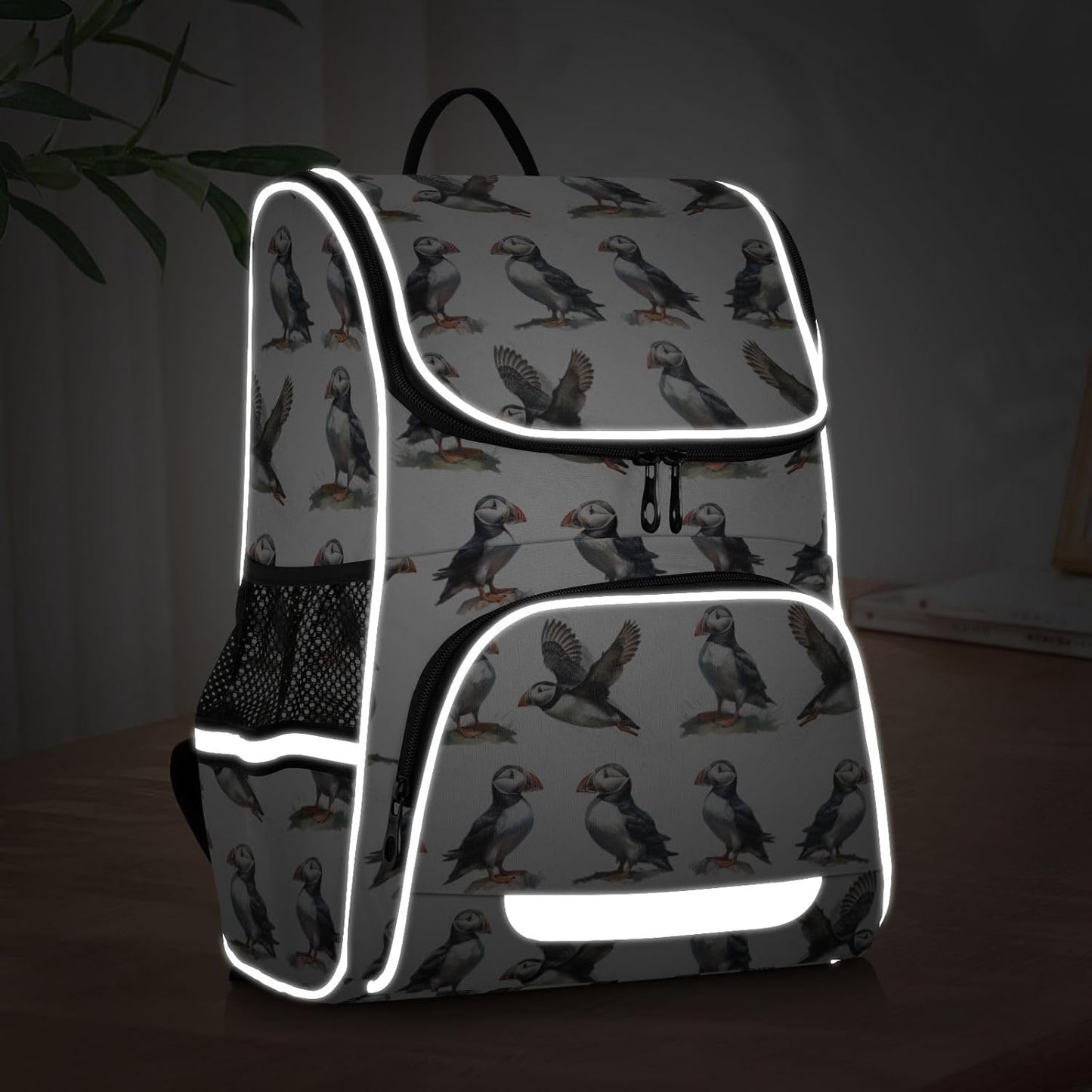 Puffins Cute Backpack For Girls Kids Backpack Boys Teen School Bag Bookbag Travel Daypacks