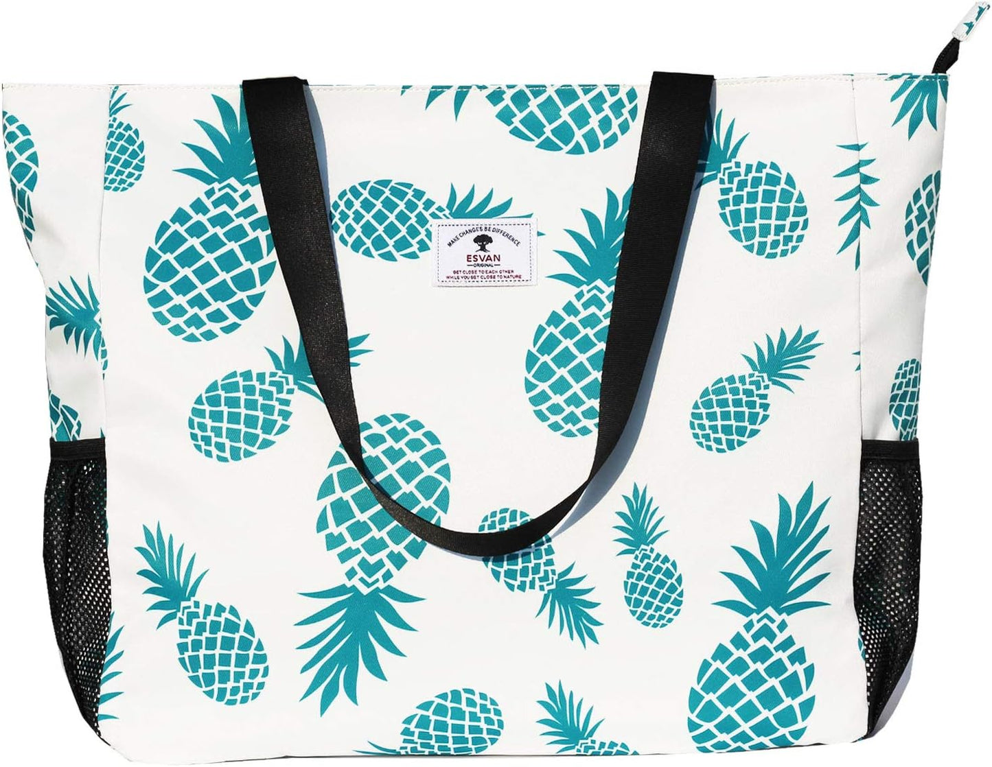 LARGE BEACH BAG Water Resistant Lightweight 20 inch Women Oversize Tote Bag for Gym Beach Travel