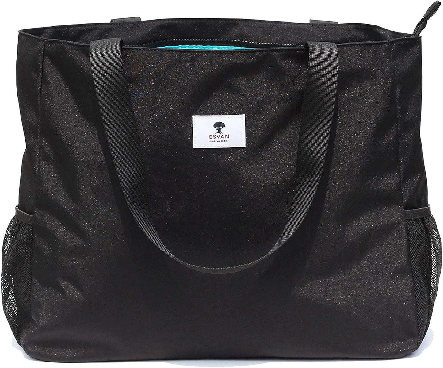 LARGE BEACH BAG Water Resistant Lightweight 20 inch Women Oversize Tote Bag for Gym Beach Travel Pool Yoga Nurse