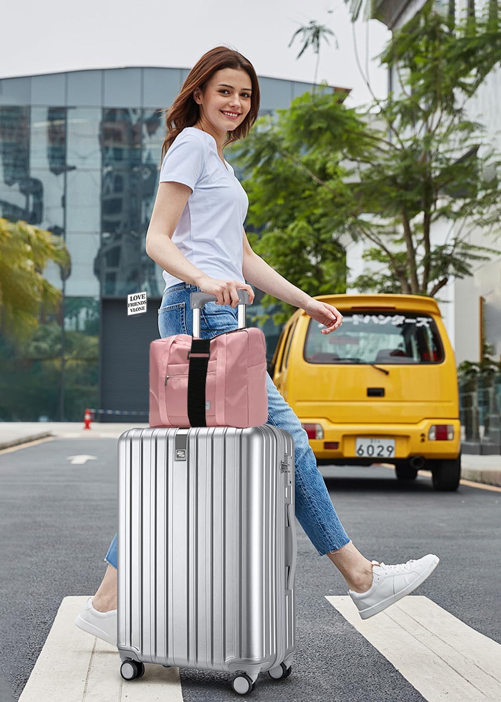 2Pcs Luggage Straps Bag Bungee Luggage Straps Suitcase Adjustable Belt，Add a Bag Easy to Travel Suitcase Elastic Strap Belt Luggage Accessories(Black-2Pcs)