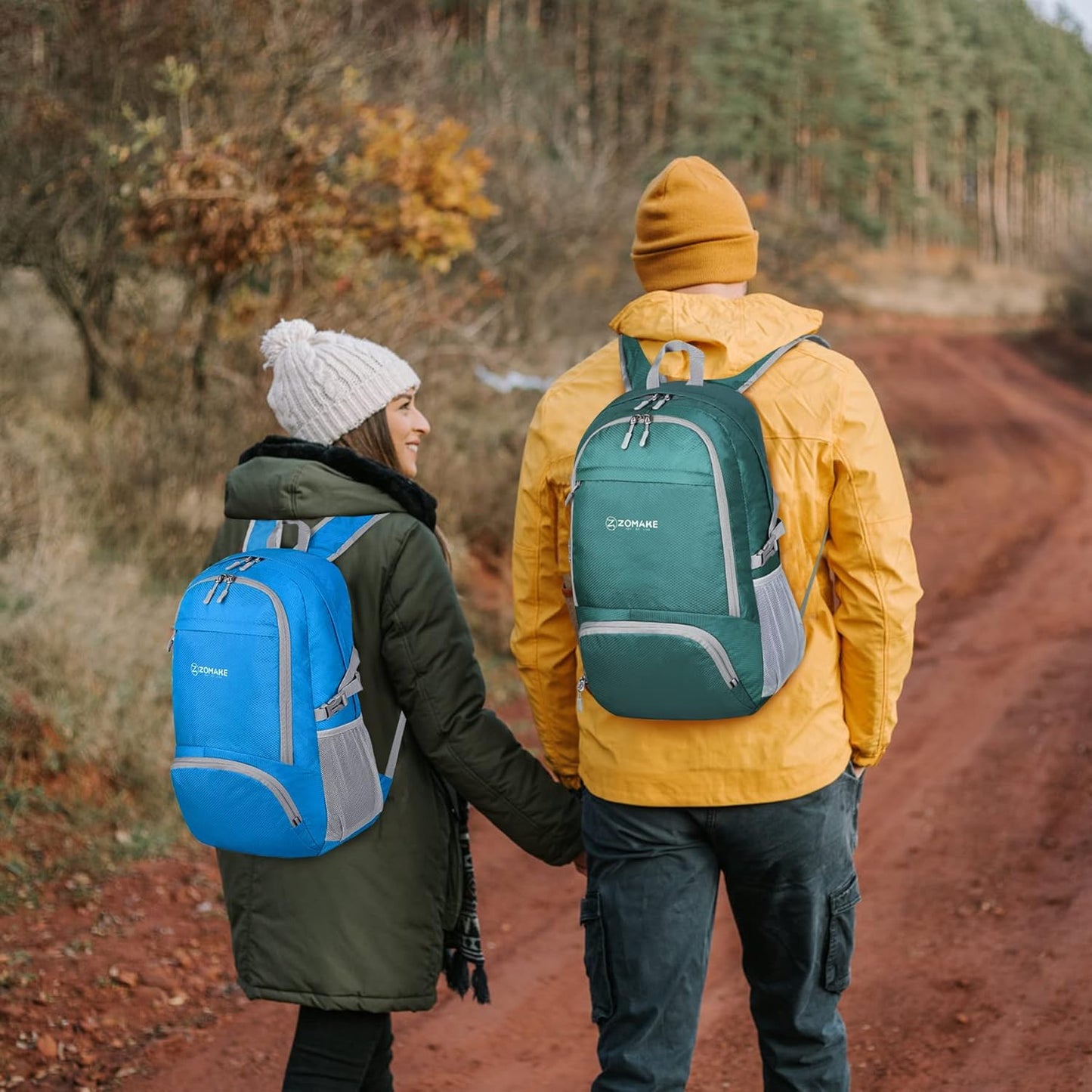 ZOMAKE Lightweight Packable Backpack 30L, Foldable Hiking Backpacks Water Resistant Compact Folding