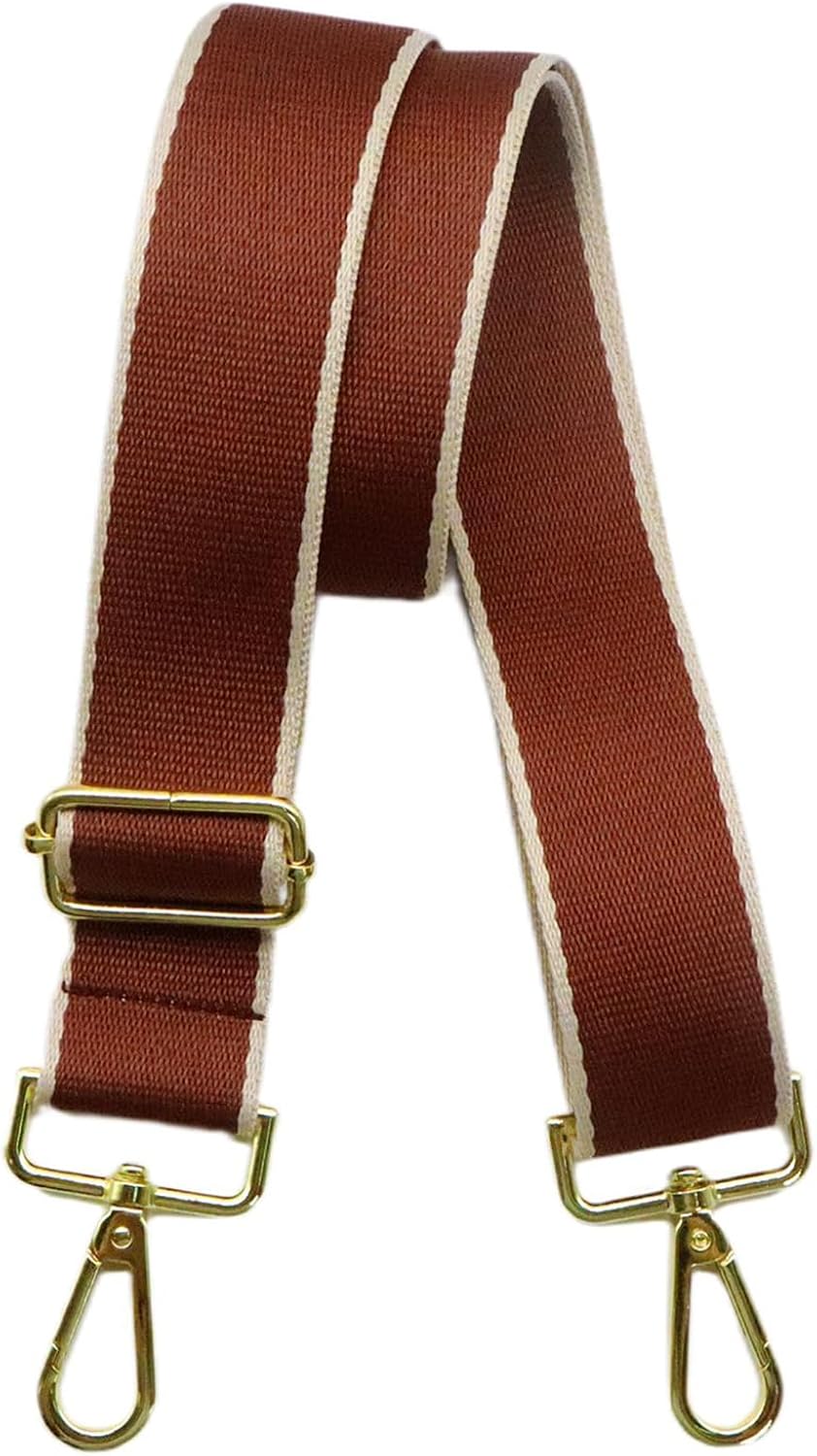 Adjustable Purse Strap - 1.5" Wide Handbags, Camera, Guitar, Phone & Crossbody Bag Replacement Shoulder Straps(Gold Hardware)