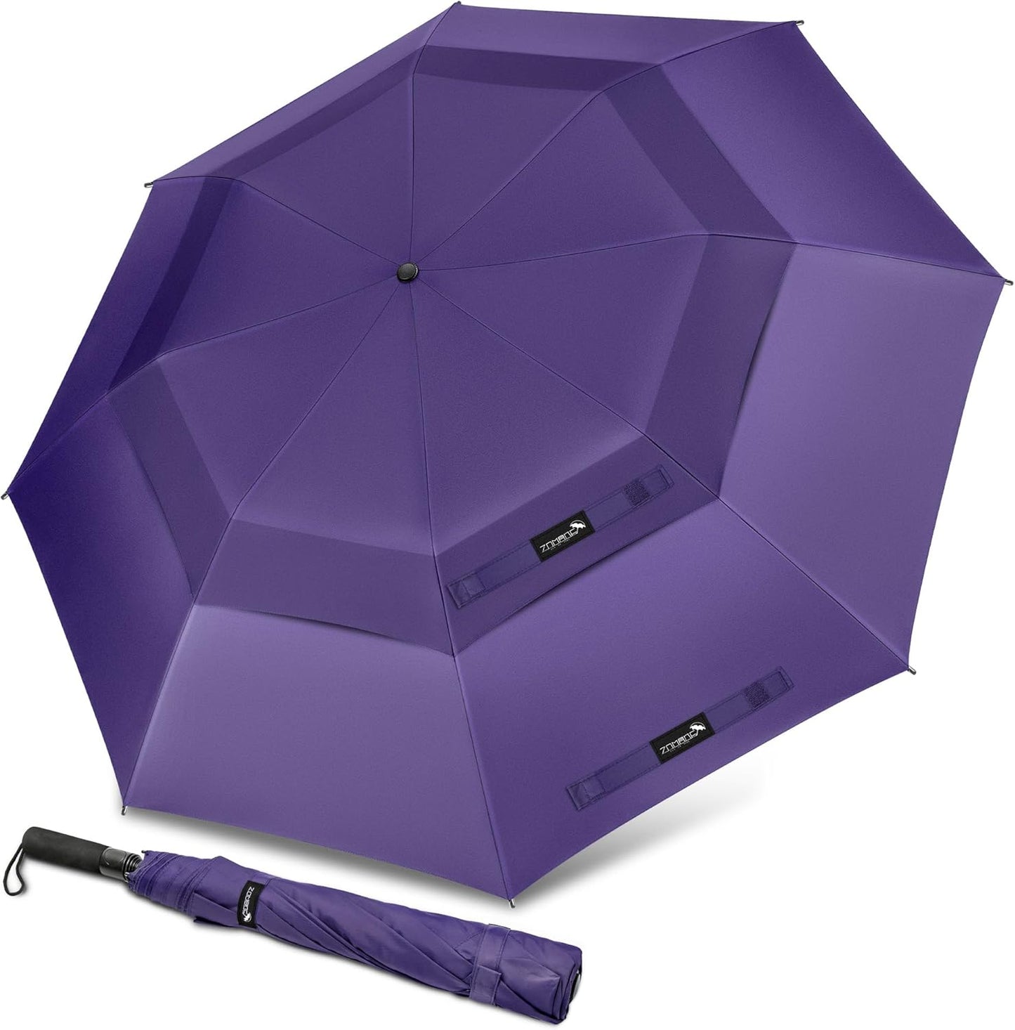 ZOMAKE Compact Golf Umbrella 42/54/62 Inch,Large Golf Umbrellas Windproof Automatic Open Portable Collapsible Travel Umbrella for Men Women