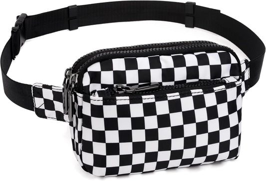 UTO Fanny Pack for Women Crossbody Trendy Fashion Belt Purse Chest Waist Hip Bumbag for Outdoor Shopping Travel Hiking