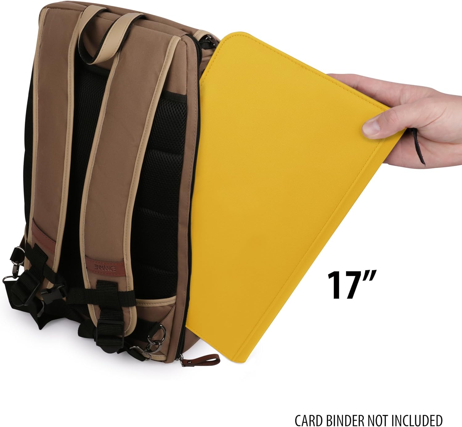 ENHANCE Designer Edition TCG Backpack - MTG Deck Bag Card Binder Space, TCG Deck Box Storage, MTG