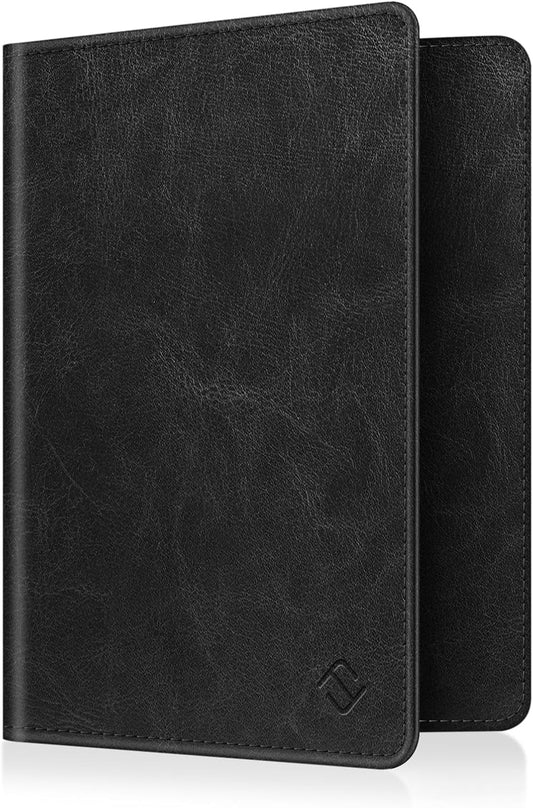 FINTIE Passport Holder, Slim Travel Wallet RFID Blocking Card Case Cover Passport Cover Protector Essentials with Credit Card Slots for Women/Men