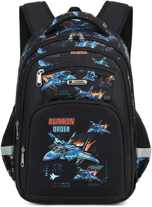 Cusangel Kids school Backpack for Boys Girls,Elementary 6-10years Bookbag nylon large capacity backpack,Daypack