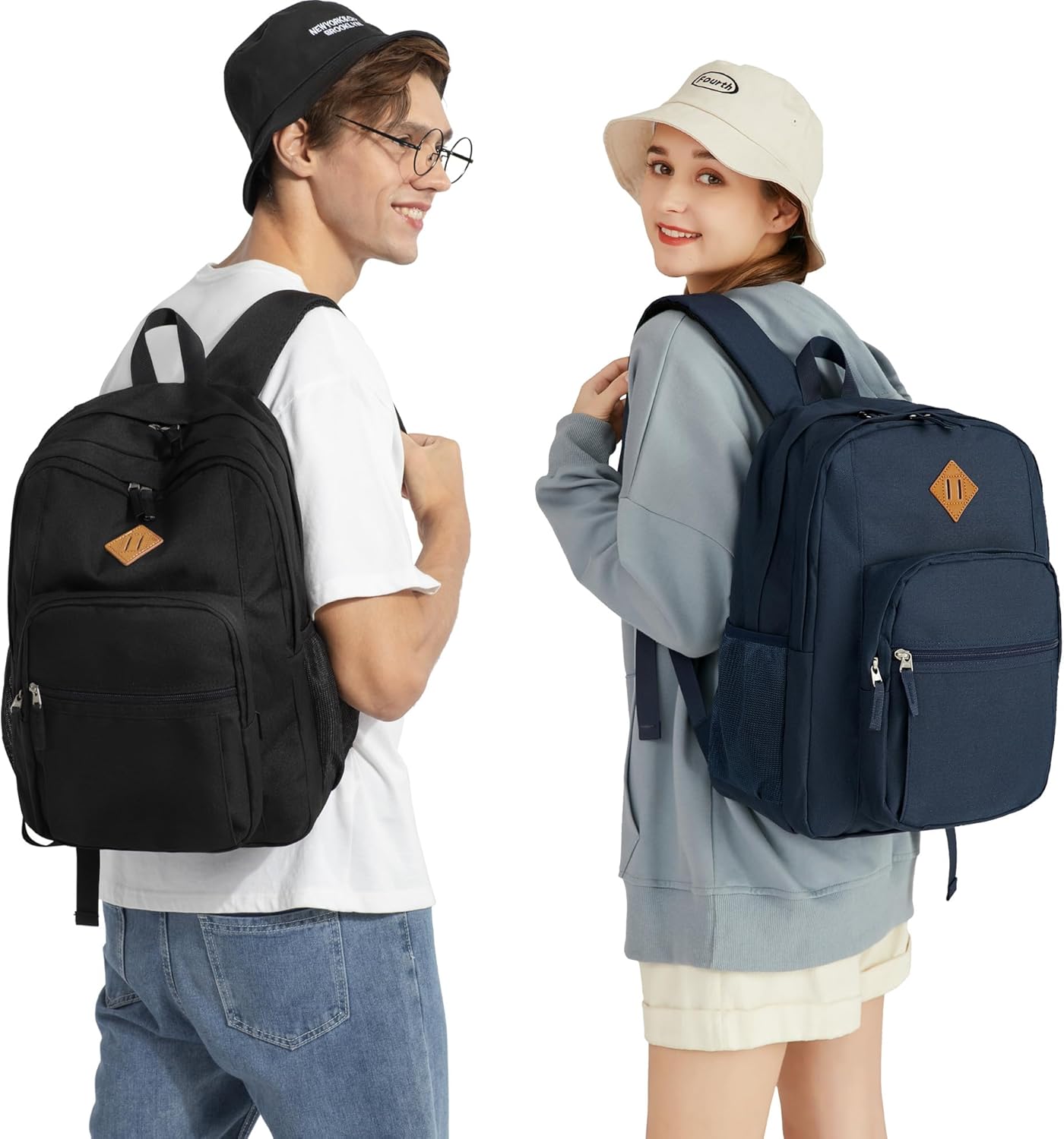 abshoo Classical Basic Travel Backpack For School Water Resistant Bookbag