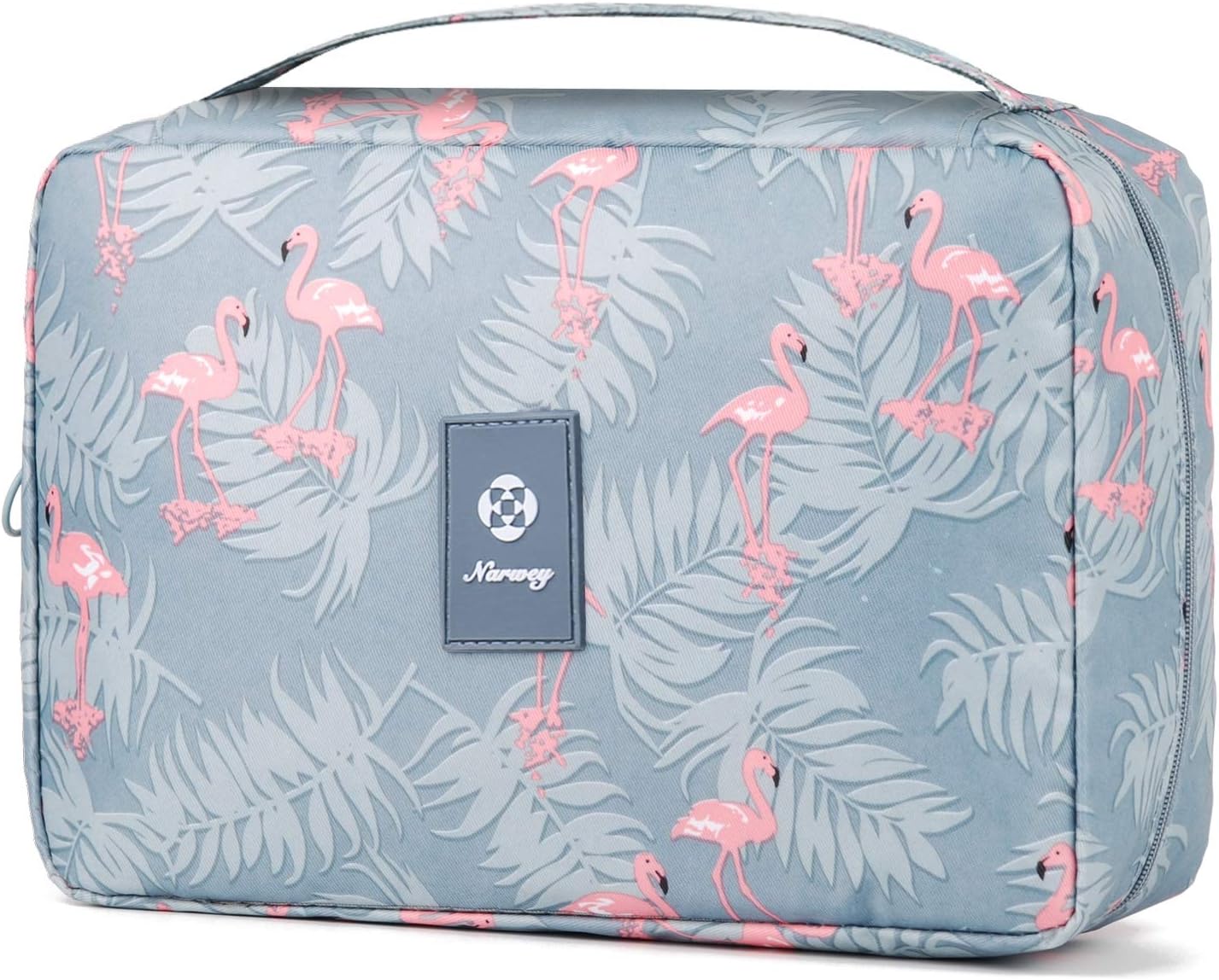 Narwey Small Hanging Travel Toiletry Bag for Women, Travel Bag for Toiletries, Makeup Bag Organizer Cosmetic Bags Make Up Bags for Girls