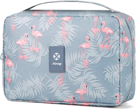 Narwey Small Hanging Travel Toiletry Bag for Women, Travel Bag for Toiletries, Makeup Bag Organizer Cosmetic Bags Make Up Bags for Girls