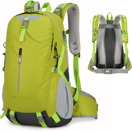 Long Keeper 40L Hiking Backpack with Rain Cover Waterproof Lightweight Camping Backpack for Men Women Outdoor Travel Daypack