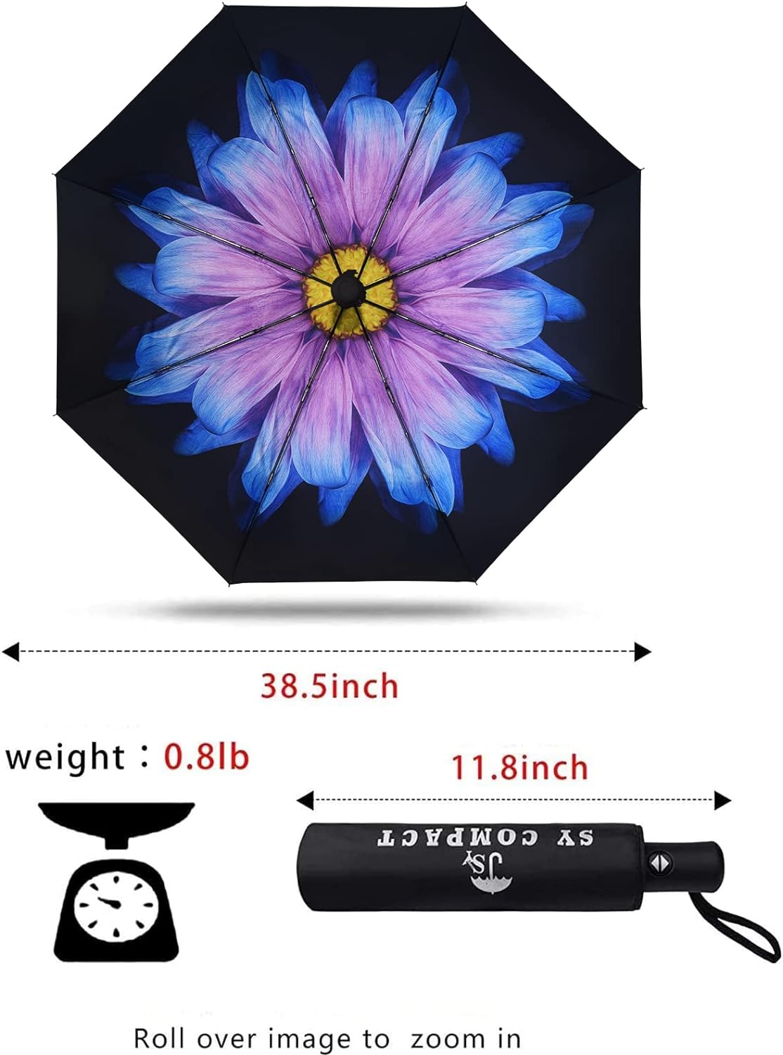 SY COMPACT Travel Umbrella Windproof Automatic Umbrellas Small Compact UV Sun Protection Factory