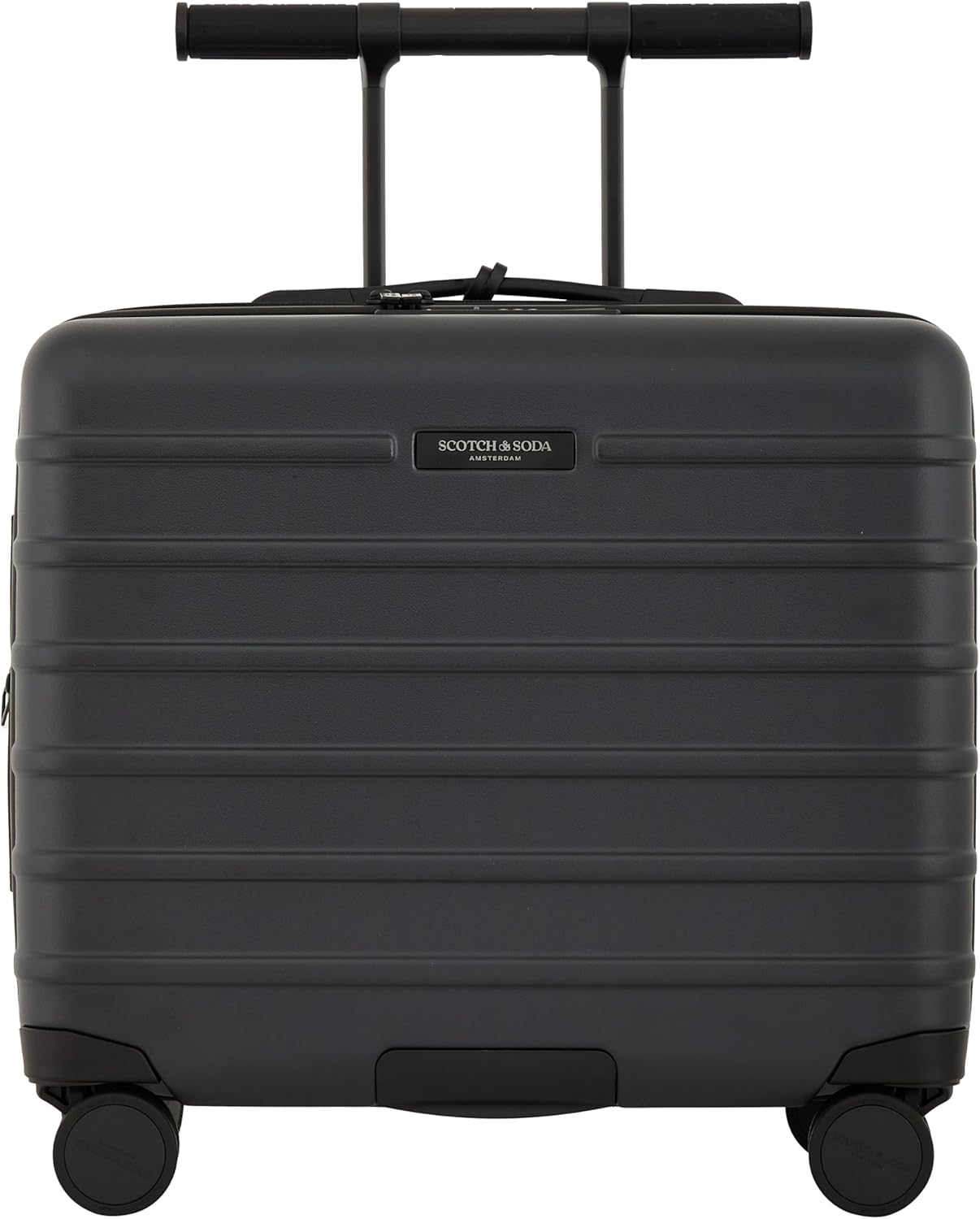 Scotch & Soda Tilburg Luggage, Black, 19-Inch Trunk Briefcase