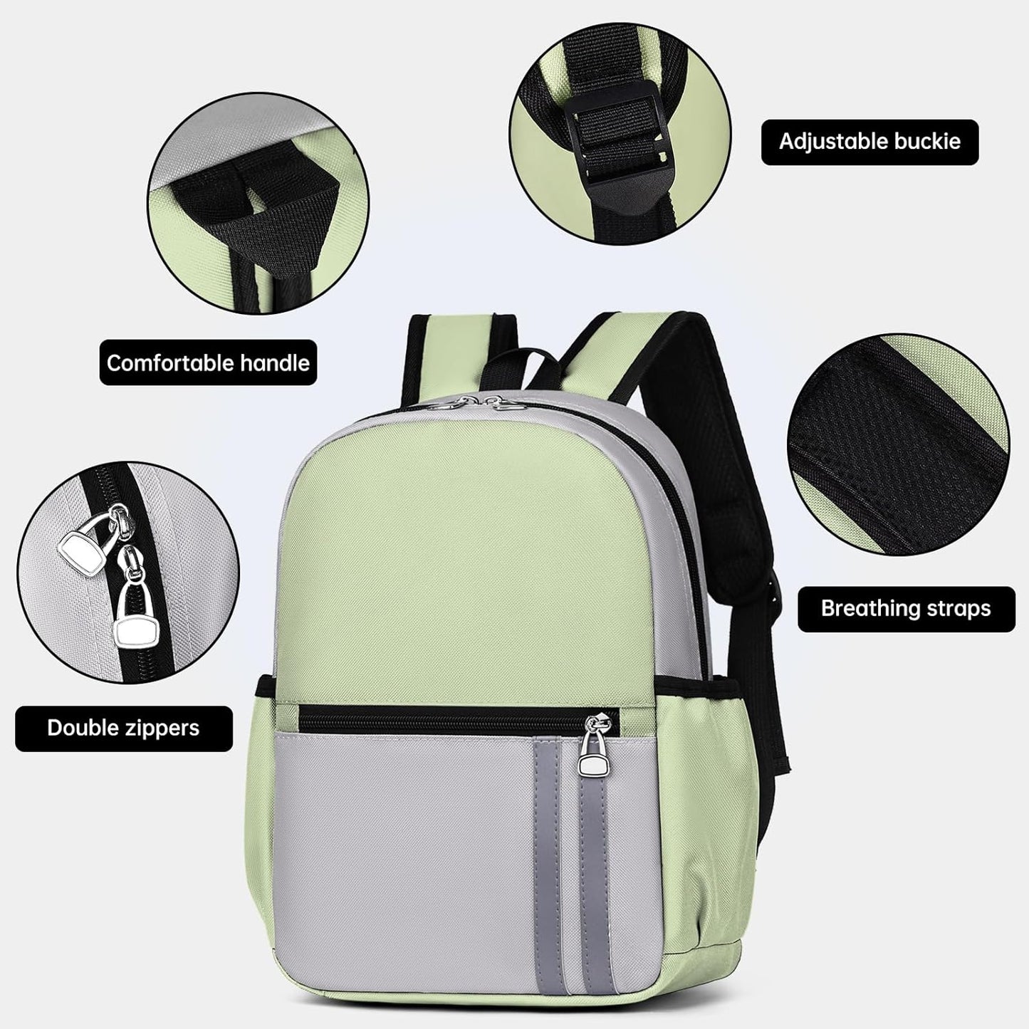 Kids Backpack for Boys Kindergarten School Backpack 14 inch Bookbag for Boys 4-8