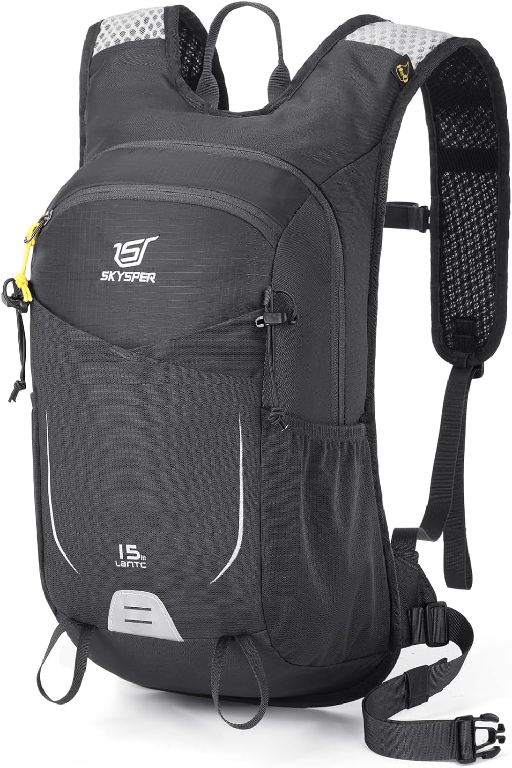 SKYSPER 15L Hiking Backpack Small Travel Daypack Breathable Lightweight Day Hike Bag with Shoulder Pocket Women Men