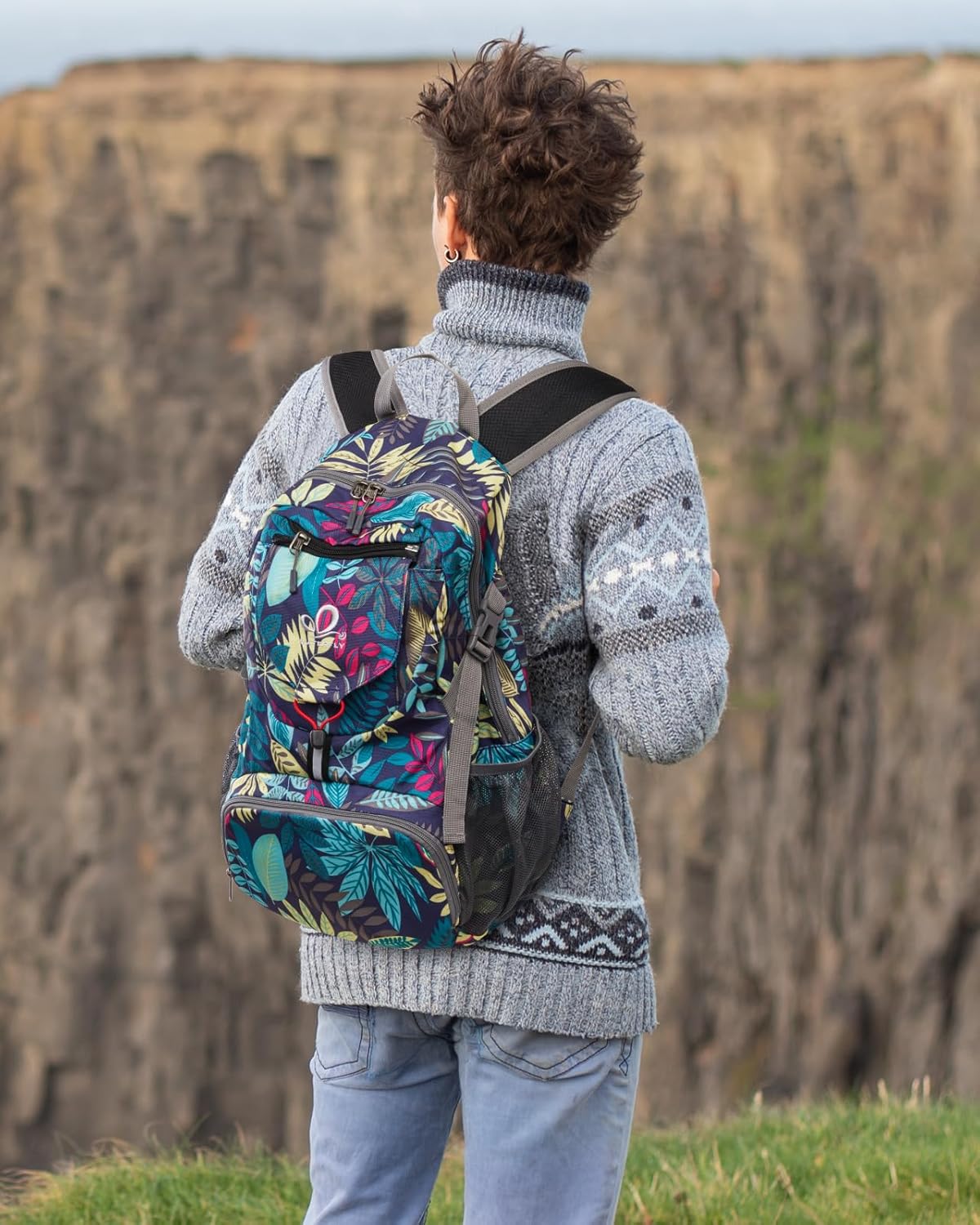 WATERFLY Small Lightweight Packable Backpack: 20l Ultra Light Foldable Travel Hiking Camping