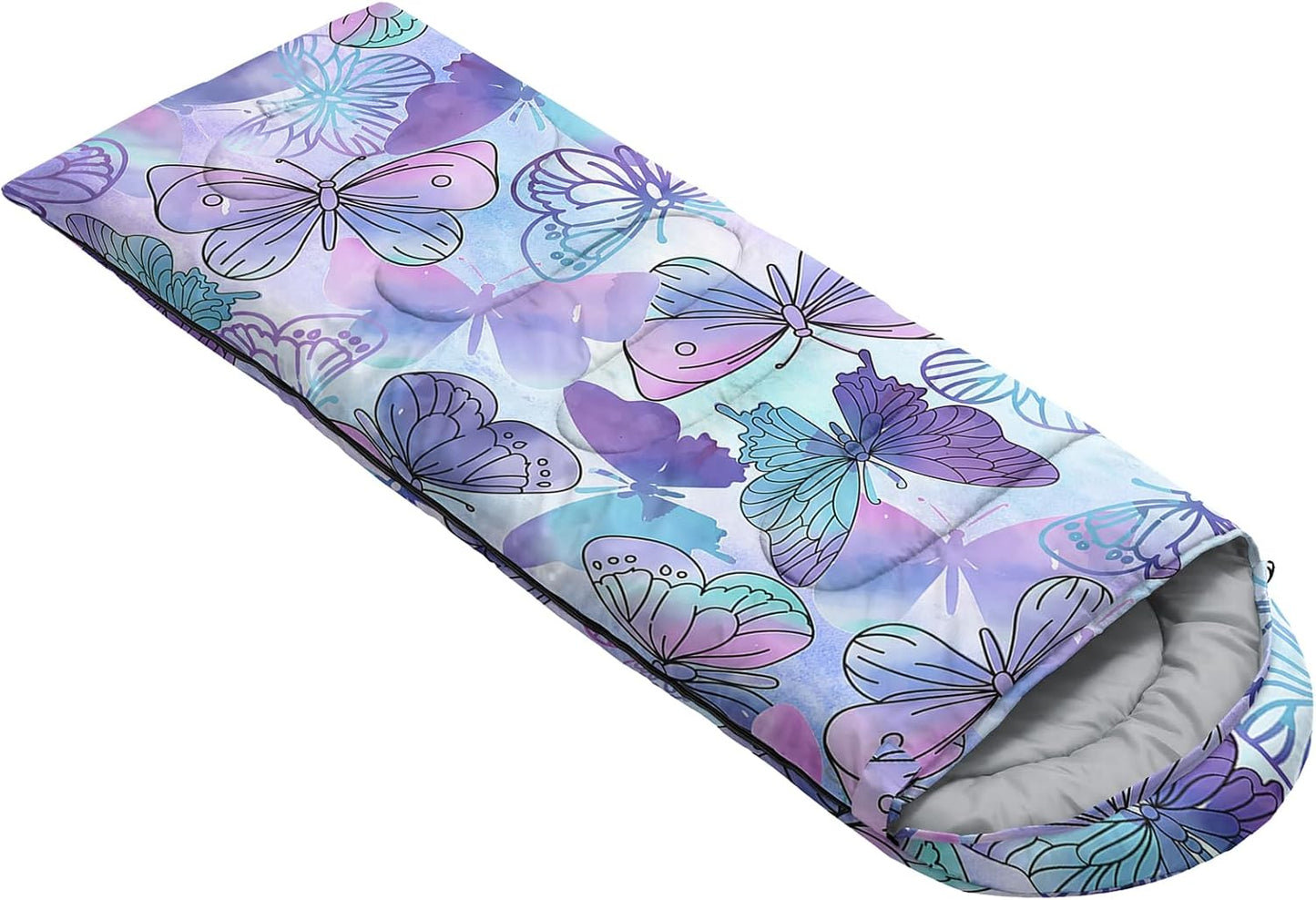 QOOMO Camping Sleeping Bags,3 Season Warm & Cool Weather,Lightweight,Waterproof Sleeping Bags for Adults & Kids,Traveling,and Outdoors,Camping Gear Equipment