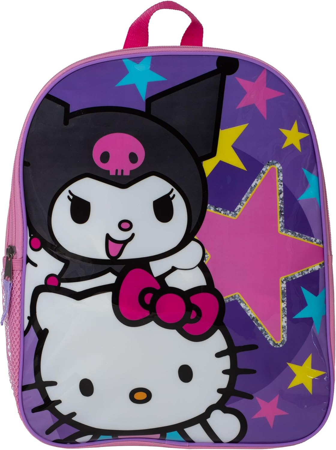 AI ACCESSORY INNOVATIONS Sanrio's Hello Kitty & Kuromi Kids Backpack, Elementary School Girls Book