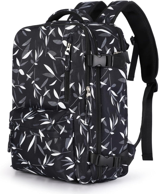 WONHOX Large Travel Backpack Carry on Flight Approved Laptop Work Business Backpack for Women Men Mochila de Viaje